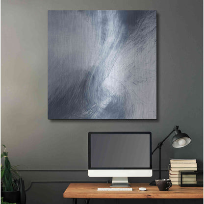 Luxe Metal Art 'Earth as Art: Whirlpool Clouds' Metal Wall Art,36x36