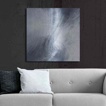 Luxe Metal Art 'Earth as Art: Whirlpool Clouds' Metal Wall Art,36x36