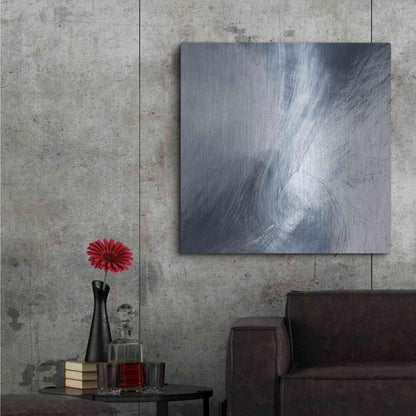 Luxe Metal Art 'Earth as Art: Whirlpool Clouds' Metal Wall Art,36x36