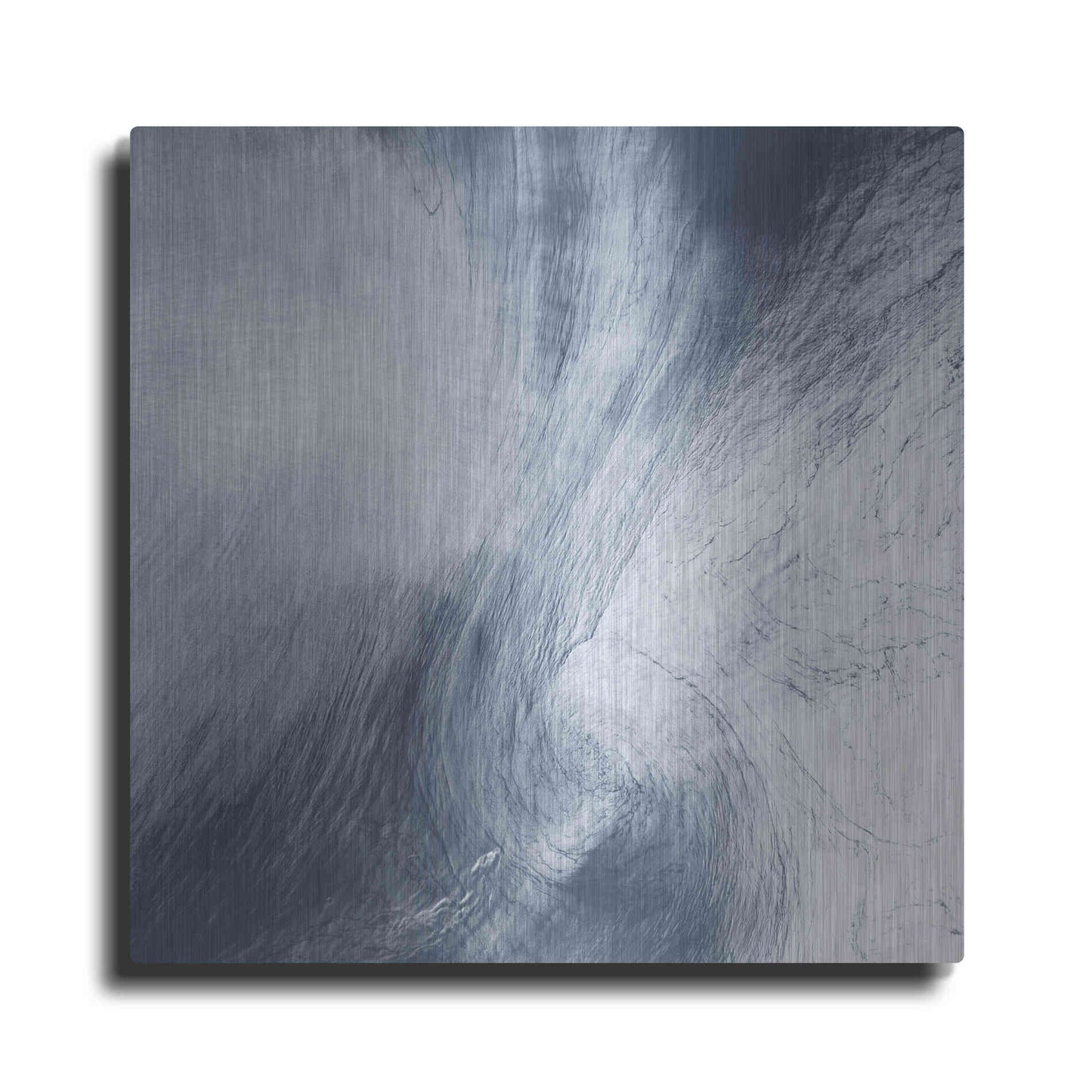 Luxe Metal Art 'Earth as Art: Whirlpool Clouds' Metal Wall Art