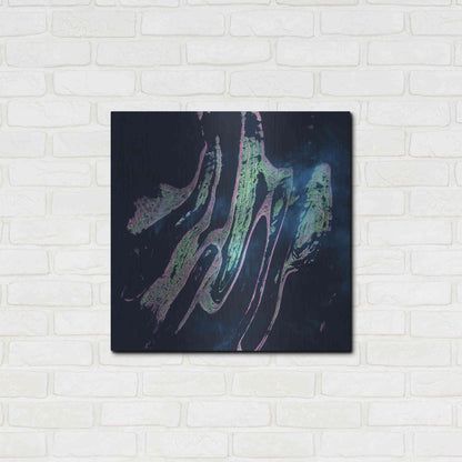 Luxe Metal Art 'Earth as Art: Belcher Islands,' Metal Wall Art,24x24