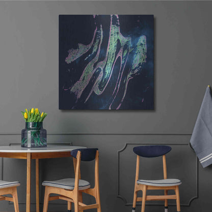 Luxe Metal Art 'Earth as Art: Belcher Islands,' Metal Wall Art,36x36