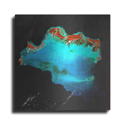 Luxe Metal Art 'Earth as Art: Caribbean Luxury,' Metal Wall Art