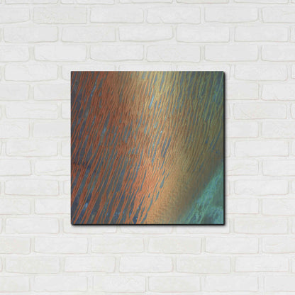 Luxe Metal Art 'Earth as Art: Desert Patterns,' Metal Wall Art,24x24