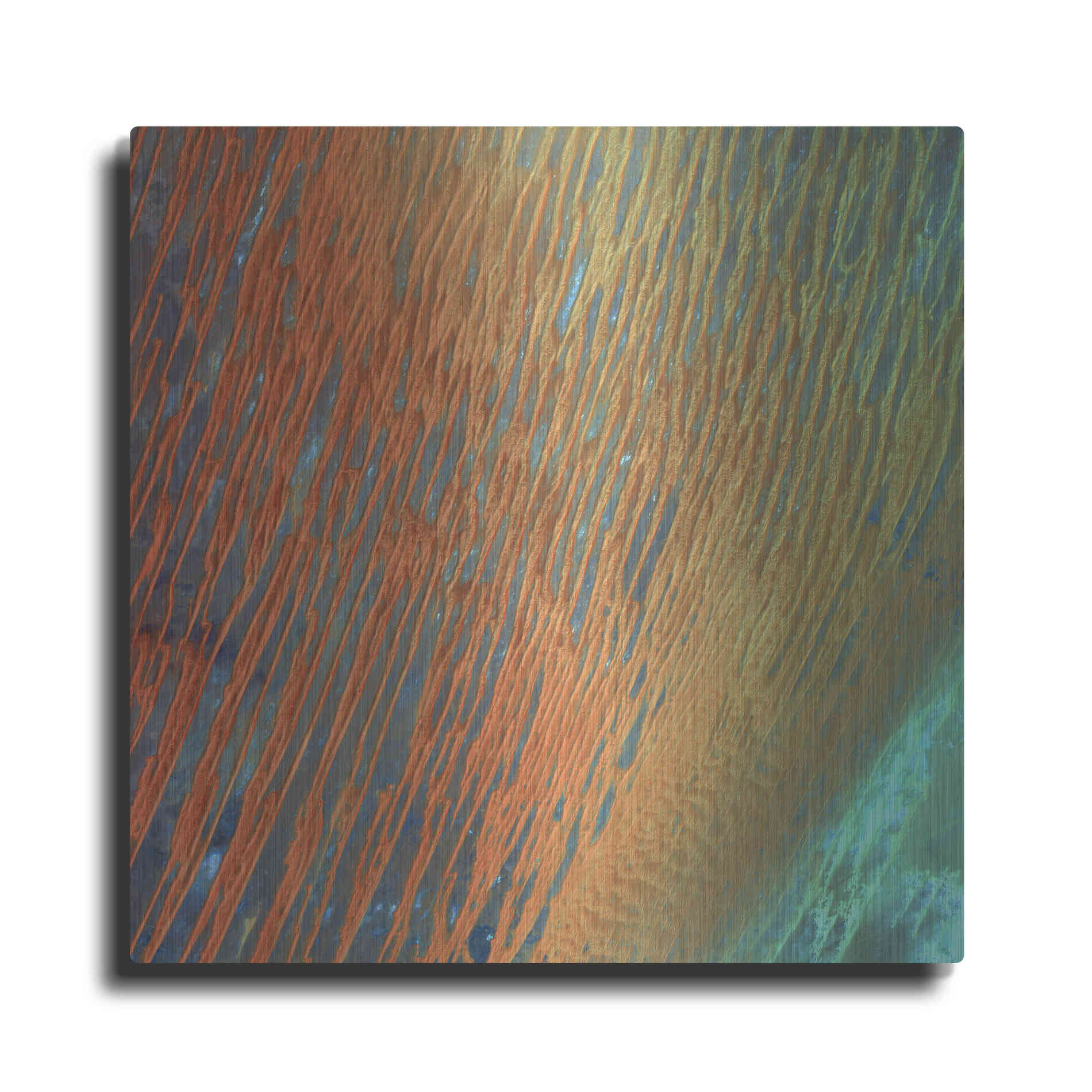 Luxe Metal Art 'Earth as Art: Desert Patterns,' Metal Wall Art