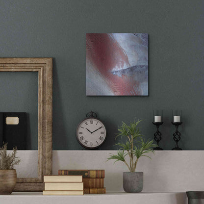 Luxe Metal Art 'Earth as Art: Empty Quarter,' Metal Wall Art,12x12