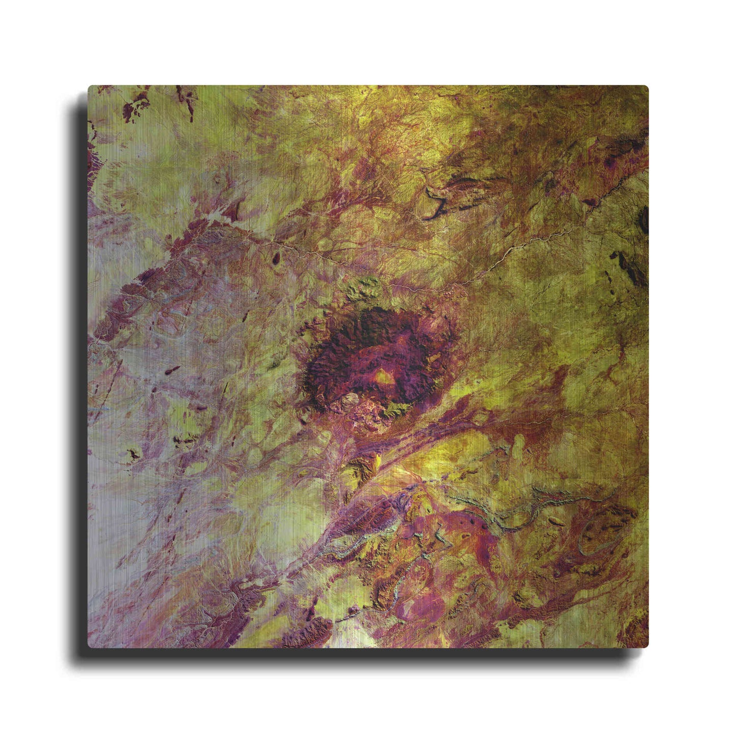 Luxe Metal Art 'Earth as Art: Erongo Massif,' Metal Wall Art