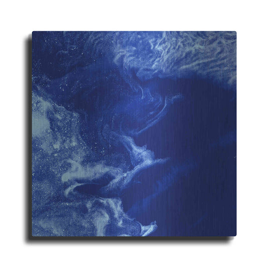 Luxe Metal Art 'Earth as Art: Ice Stars,' Metal Wall Art