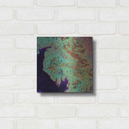 Luxe Metal Art 'Earth as Art: Lake District,' Metal Wall Art,12x12