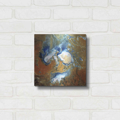 Luxe Metal Art 'Earth as Art: Lake Eyre,' Metal Wall Art,12x12