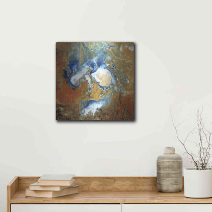 Luxe Metal Art 'Earth as Art: Lake Eyre,' Metal Wall Art,12x12