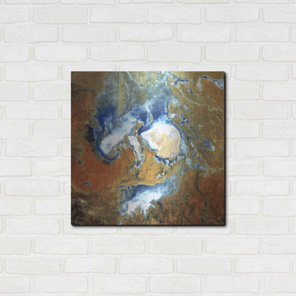 Luxe Metal Art 'Earth as Art: Lake Eyre,' Metal Wall Art,24x24