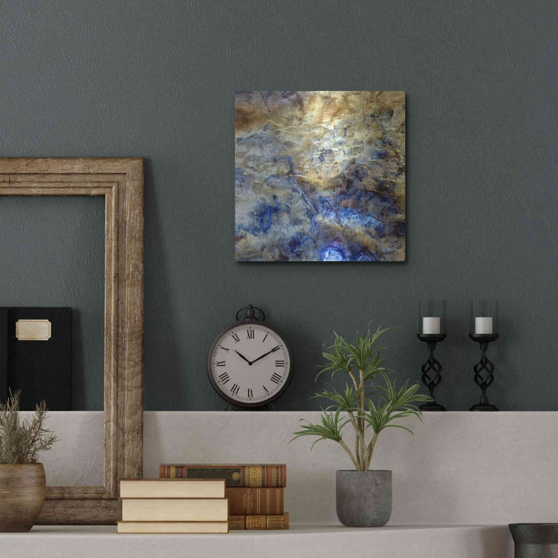 Luxe Metal Art 'Earth as Art: No Man's Land,' Metal Wall Art,12x12