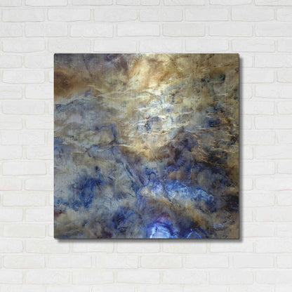 Luxe Metal Art 'Earth as Art: No Man's Land,' Metal Wall Art,36x36