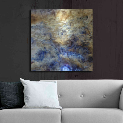 Luxe Metal Art 'Earth as Art: No Man's Land,' Metal Wall Art,36x36