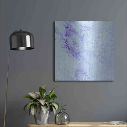 Luxe Metal Art 'Earth as Art: Robinson Glacier,' Metal Wall Art,24x24
