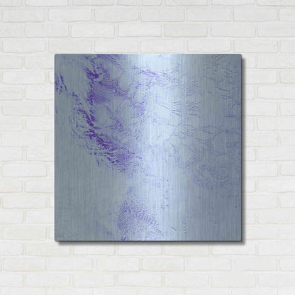 Luxe Metal Art 'Earth as Art: Robinson Glacier,' Metal Wall Art,36x36