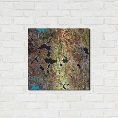 Luxe Metal Art 'Earth as Art: Roof of the World,' Metal Wall Art,24x24