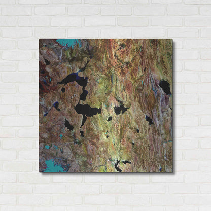 Luxe Metal Art 'Earth as Art: Roof of the World,' Metal Wall Art,36x36