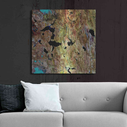 Luxe Metal Art 'Earth as Art: Roof of the World,' Metal Wall Art,36x36