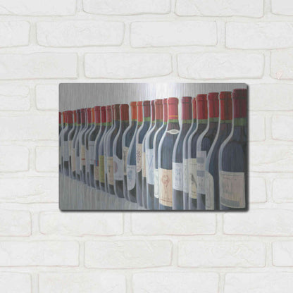 Luxe Metal Art 'Splendid Reds' by Marco Fabiano, Metal Wall Art,16x12