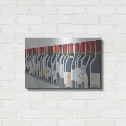 Luxe Metal Art 'Splendid Reds' by Marco Fabiano, Metal Wall Art,24x16