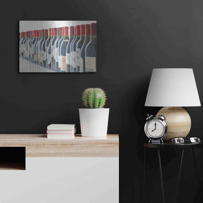 Luxe Metal Art 'Splendid Reds' by Marco Fabiano, Metal Wall Art,24x16