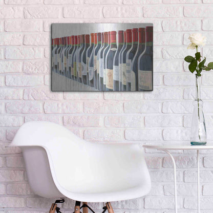 Luxe Metal Art 'Splendid Reds' by Marco Fabiano, Metal Wall Art,24x16