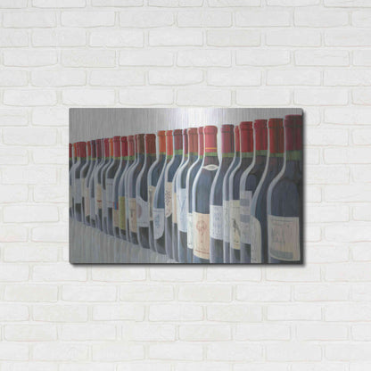 Luxe Metal Art 'Splendid Reds' by Marco Fabiano, Metal Wall Art,36x24