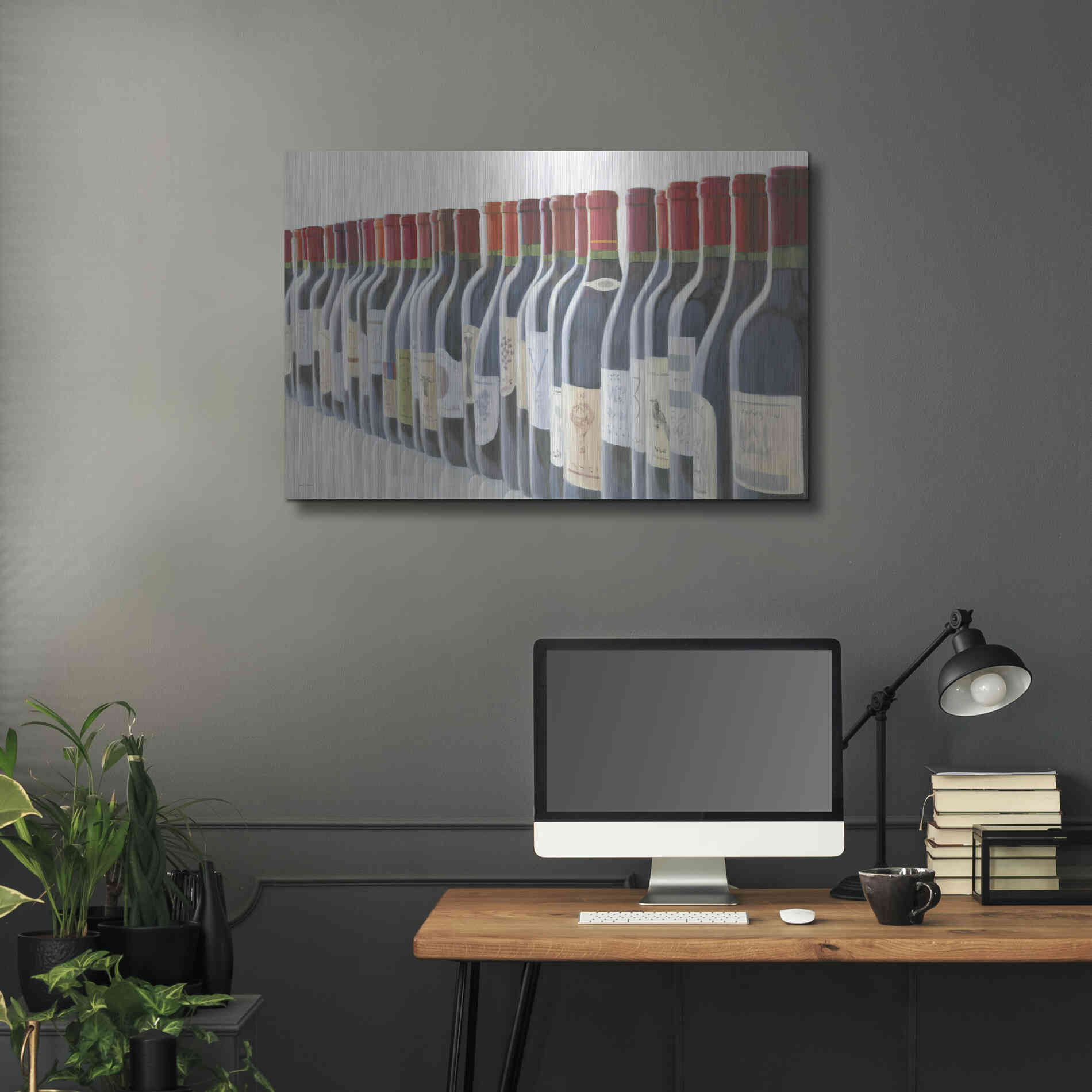 Luxe Metal Art 'Splendid Reds' by Marco Fabiano, Metal Wall Art,36x24