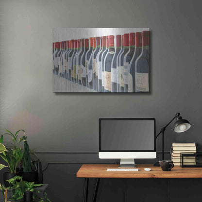 Luxe Metal Art 'Splendid Reds' by Marco Fabiano, Metal Wall Art,36x24