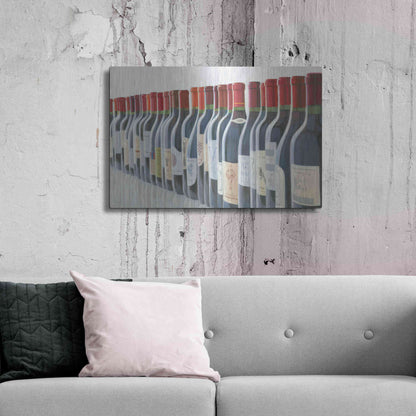 Luxe Metal Art 'Splendid Reds' by Marco Fabiano, Metal Wall Art,36x24
