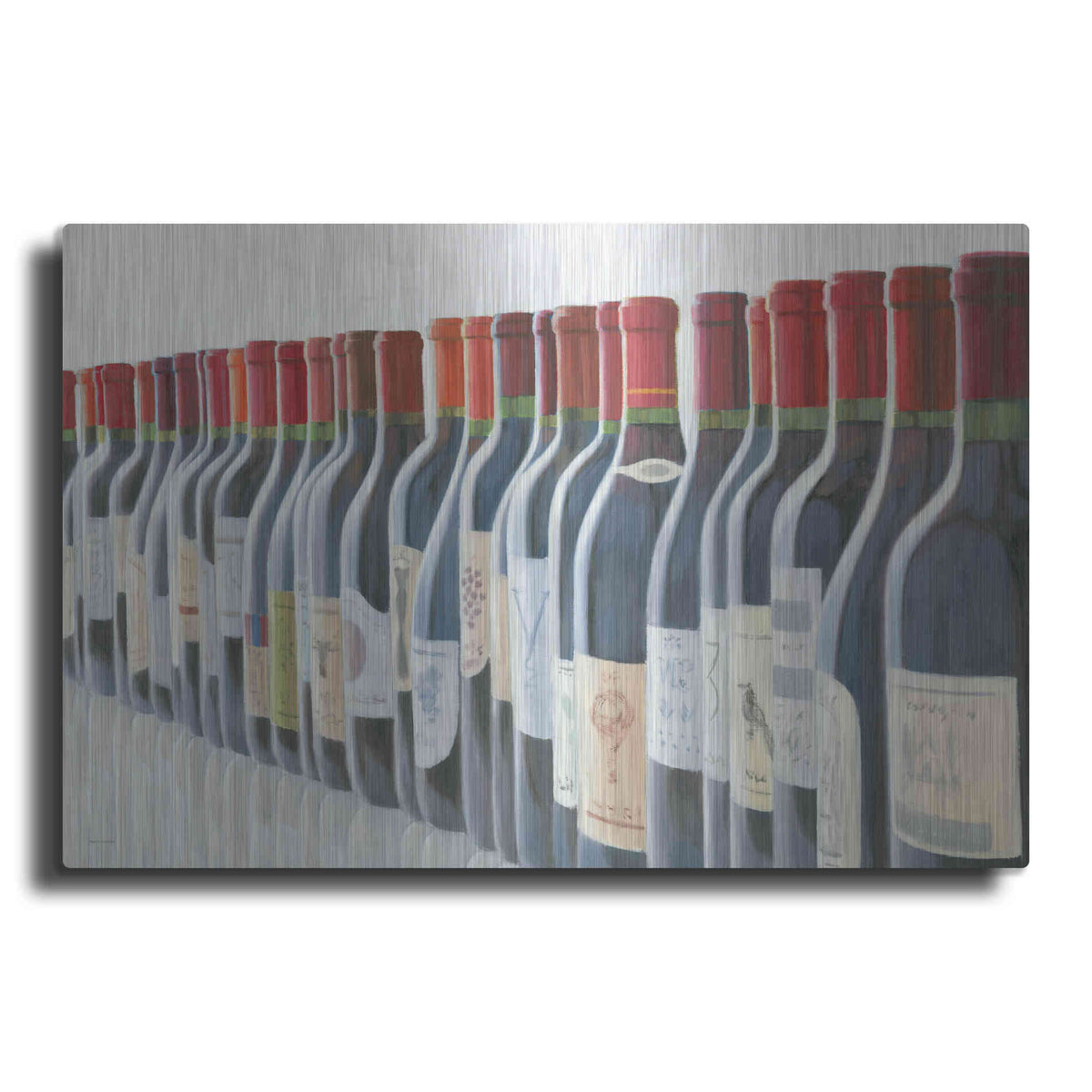 Luxe Metal Art 'Splendid Reds' by Marco Fabiano, Metal Wall Art
