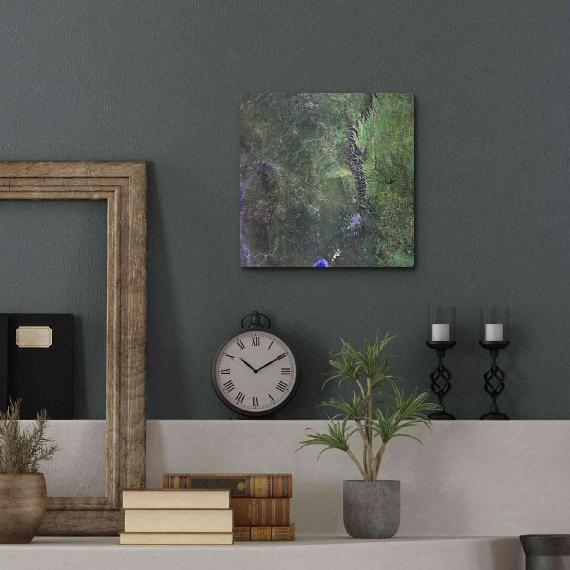 Luxe Metal Art 'Earth as Art: San Luis,' Metal Wall Art,12x12