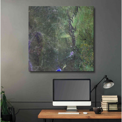 Luxe Metal Art 'Earth as Art: San Luis,' Metal Wall Art,36x36