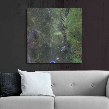 Luxe Metal Art 'Earth as Art: San Luis,' Metal Wall Art,36x36