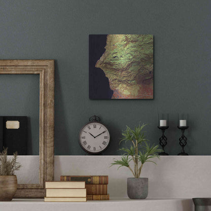 Luxe Metal Art 'Earth as Art: Earth Selfie,' Metal Wall Art,12x12