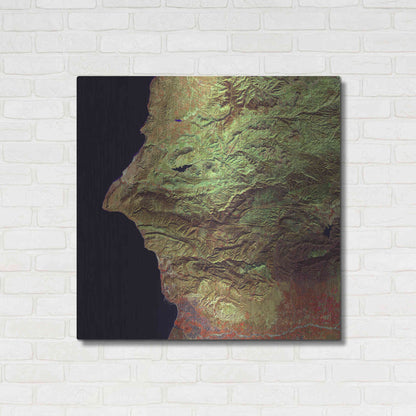 Luxe Metal Art 'Earth as Art: Earth Selfie,' Metal Wall Art,36x36