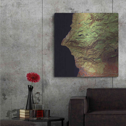 Luxe Metal Art 'Earth as Art: Earth Selfie,' Metal Wall Art,36x36
