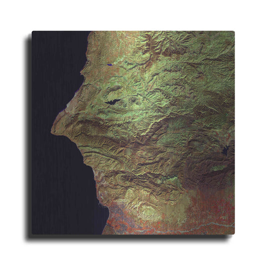 Luxe Metal Art 'Earth as Art: Earth Selfie,' Metal Wall Art