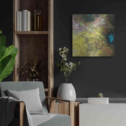 Luxe Metal Art 'Earth as Art: Canyonlands,' Metal Wall Art,24x24