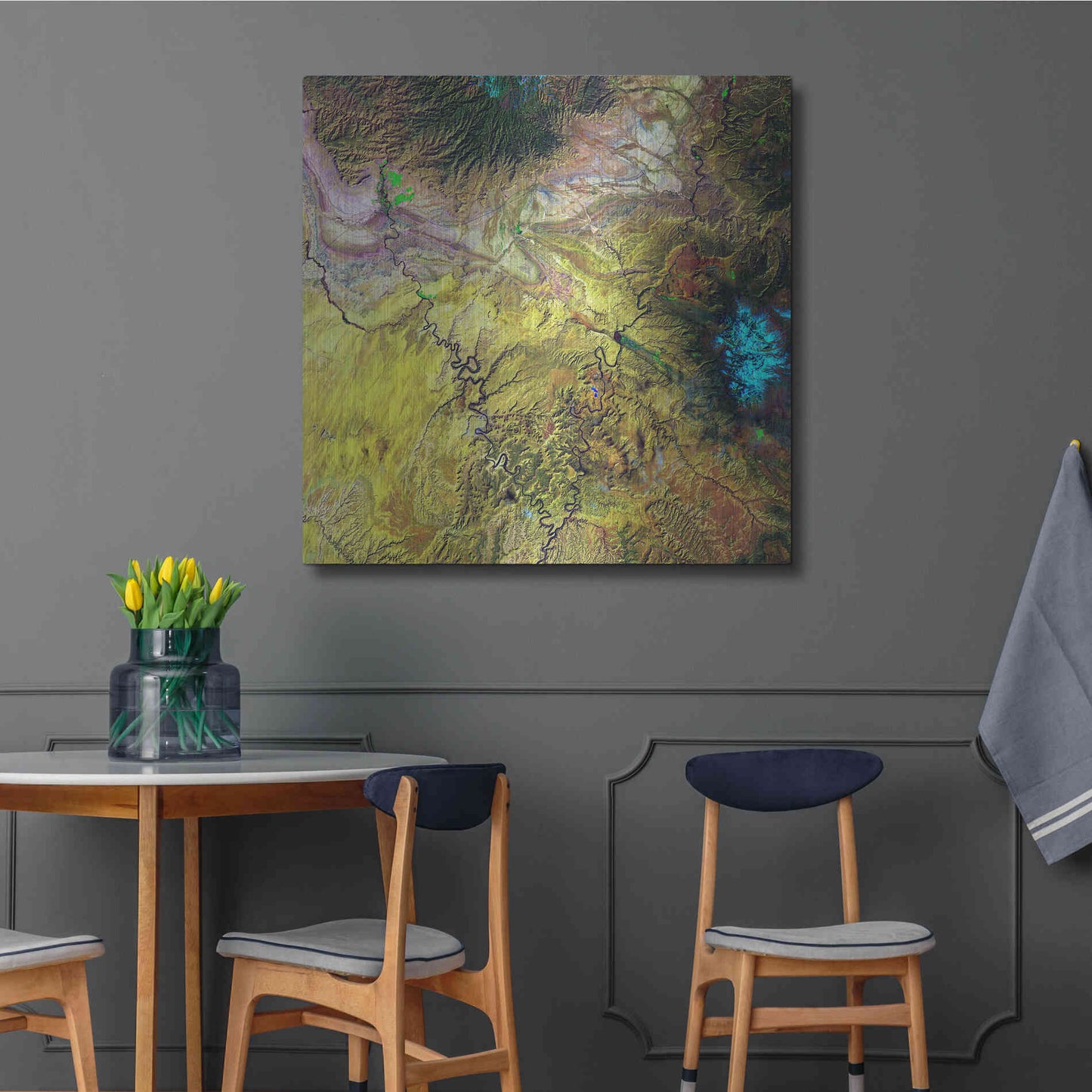 Luxe Metal Art 'Earth as Art: Canyonlands,' Metal Wall Art,36x36