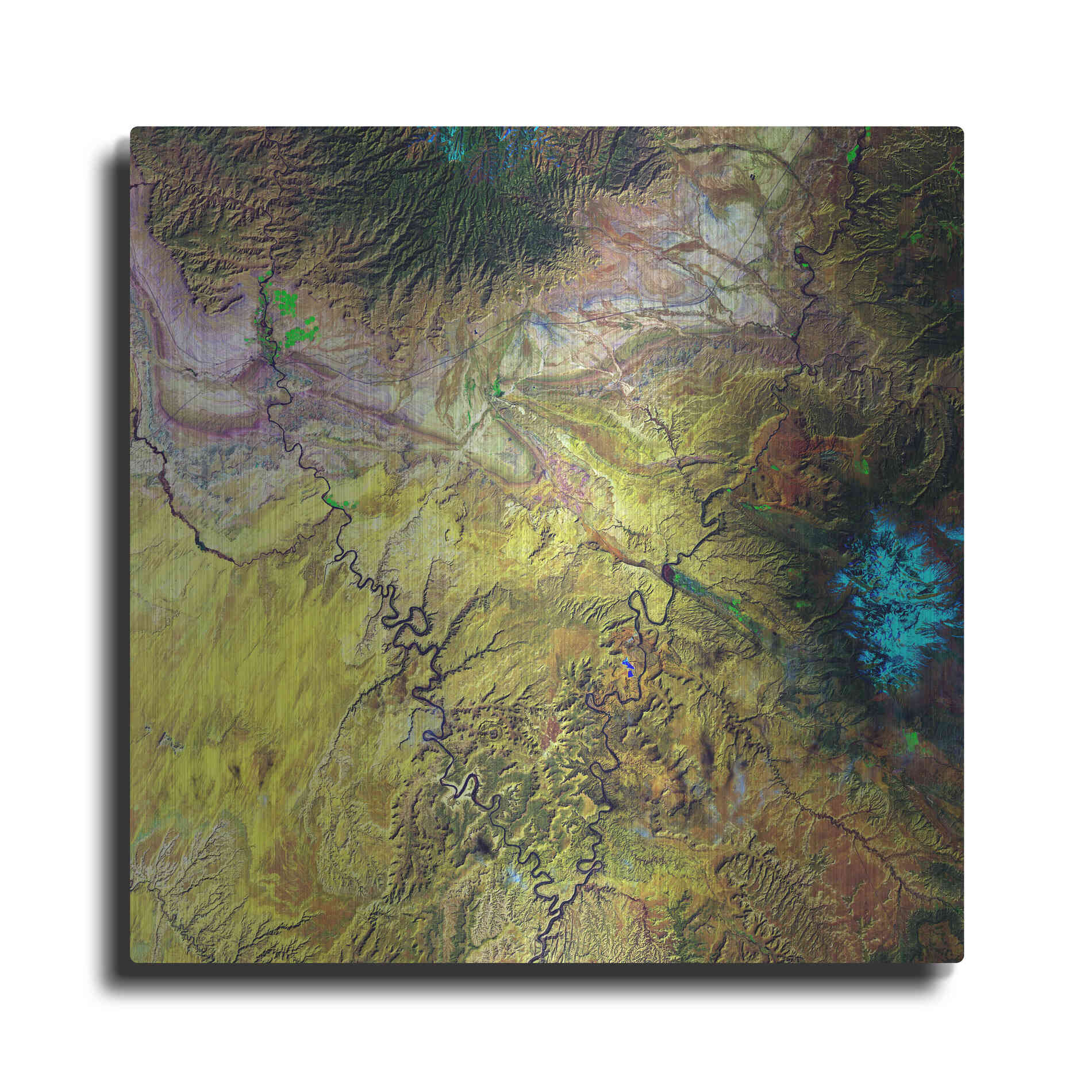 Luxe Metal Art 'Earth as Art: Canyonlands,' Metal Wall Art