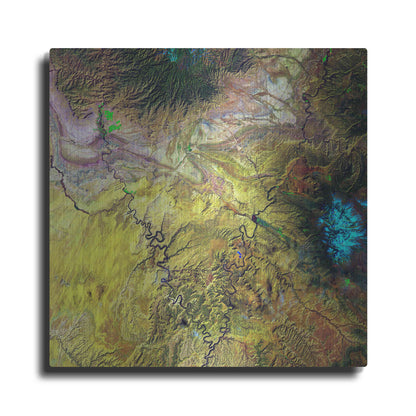 Luxe Metal Art 'Earth as Art: Canyonlands,' Metal Wall Art