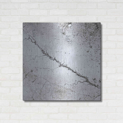 Luxe Metal Art 'Earth as Art: Bleak Midwinter,' Metal Wall Art,36x36
