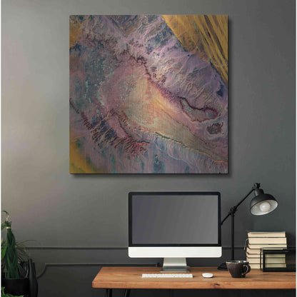 Luxe Metal Art 'Earth as Art: Expressions in the Desert,' Metal Wall Art,36x36