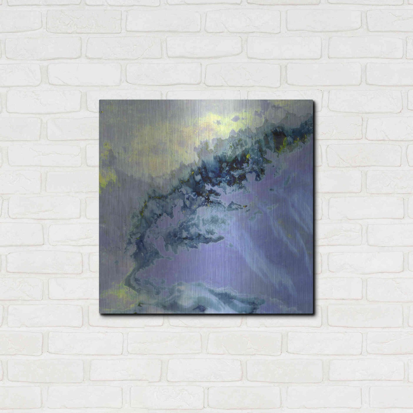 Luxe Metal Art 'Earth as Art: Lurking Madness,' Metal Wall Art,24x24