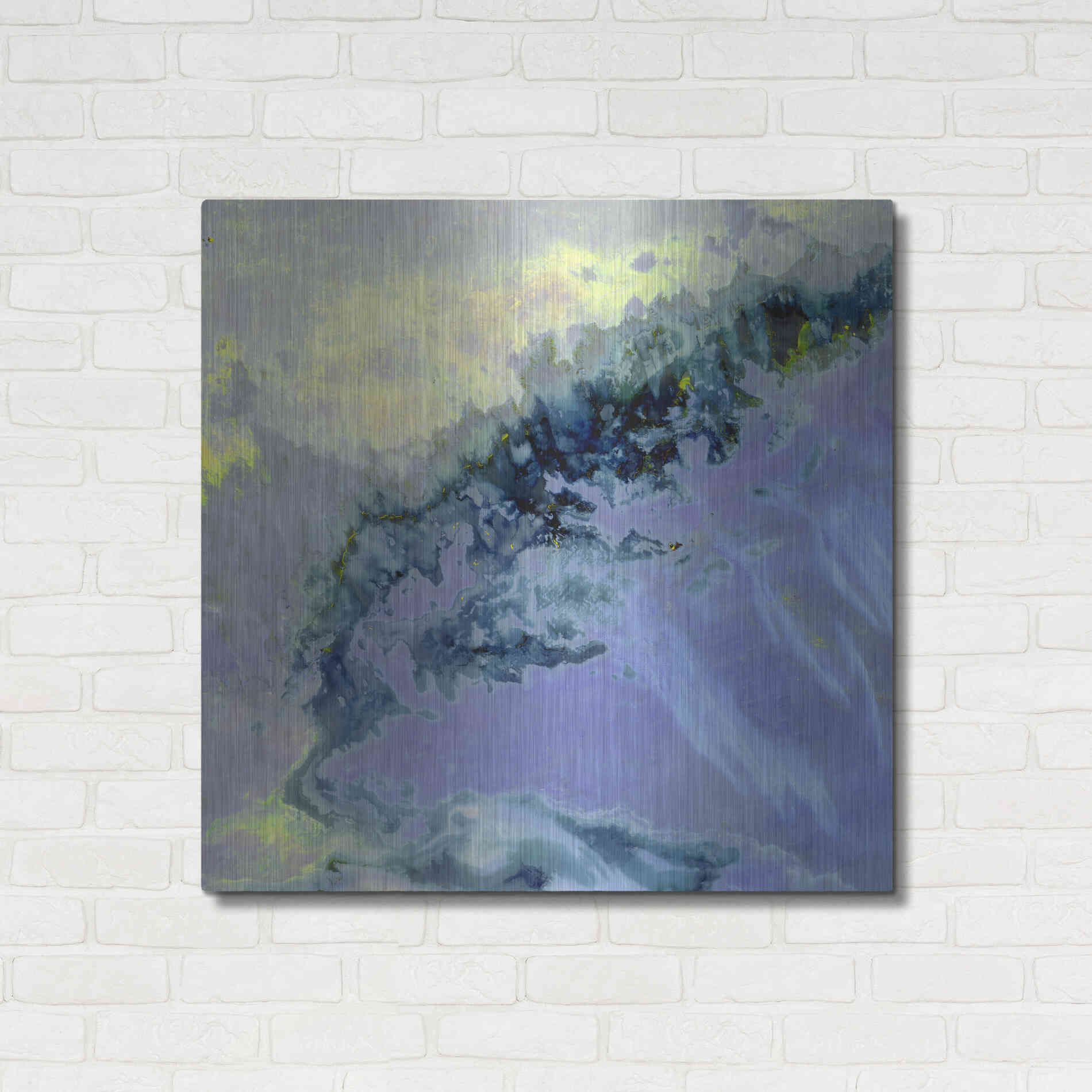 Luxe Metal Art 'Earth as Art: Lurking Madness,' Metal Wall Art,36x36