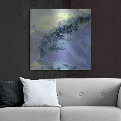 Luxe Metal Art 'Earth as Art: Lurking Madness,' Metal Wall Art,36x36