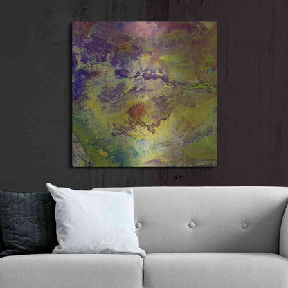 Luxe Metal Art 'Earth as Art: Sabotage,' Metal Wall Art,36x36